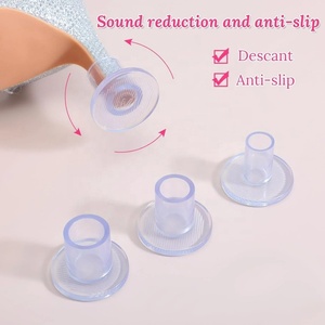 Protectores de Tacón Transparentes Universales Antideslizantes con Reducción de Ruido, Aptos para Tacones de Aguja, Ideales para Bodas y Césped - Product Image 3