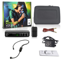 Système de Microphones sans Fil UHF Double Professionnel BLX14 BLX24 PGA31 2 Canaux, pour Karaoké, avec Microphones Métalliques Portables