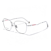 Monture Optique 2027 Légère et Confortable en Titane, Monture de Lunettes Vintage en Acétate, Lunettes de Mode, Prêtes à l'emploi