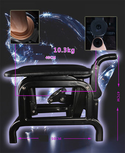 Chaise d'amour automatique pour hommes et femmes avec accessoire <span class=keywords><strong>anal</strong></span>, facilement réglable, en métal et cuir, capacité de charge de 200 kg - Product Image 5