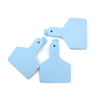 YTET019 marchi auricolari per bovini e suini integrati in TPU codificazione Laser 80x60mm gestione animale