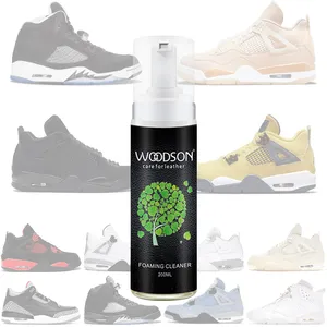 Eco friendly custom private label all colors 150 ml remove shoe stains foam shoe cleaner Sneaker Shampoo