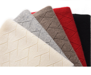 Nuevo Diseño de Bufanda de Cachemira con Punto Pointelle, Suéter Cálido para el Cuello, Chal para Hombre y Mujer, Bufandas y Chales Tejidos de Invierno - Product Image 4