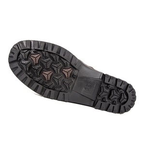 Yüksek Bilekli PVC Üst Yüzeyli Yağmur Botları Kaymaz Aşınmaya Dayanıklı Su Geçirmez Pantolonlar Unisex File Kumaş Astarlı Termal Plastik Dış Taban Kahverengi Su Geçirmez - Product Image 3