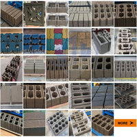 Machines de fabrication de briques à puzzle simple pour les travaux de construction Machine de fabrication de briques à blocs automatique en Chine
