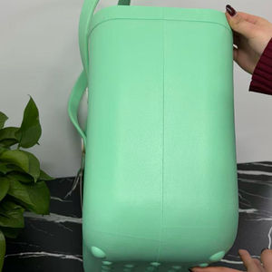 Bolsos de Mano de Diseño Personalizado para Mujer, Bolsos de Playa Grandes de EVA, Elegantes, de Lujo, Impermeables, con Cadenas de Perlas - Product Image 4