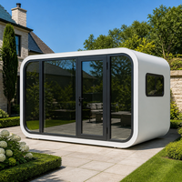 Maison pliable 20 pieds 40 pieds, maison préfabriquée portable en conteneur, 2 chambres avec cuisine et salon, module modulaire