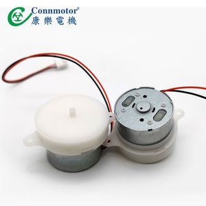 มอเตอร์เกียร์ขนาดเล็ก Connmotor รุ่น DC ขนาด 29 มม. กล่องเกียร์พลาสติกสีขาว 3V แรงบิด 0.26 นิวตันเมตร สำหรับของเล่น ไฟเวที และจอแสดงผล - Product Image 1