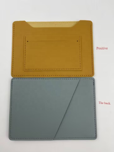 Porta Passaporto Sottile <span class=keywords><strong>in</strong></span> Pelle PU con Logo Personalizzato, Porta Biglietti da Viaggio con <span class=keywords><strong>Tasca</strong></span> per Carta d'Imbarco, Ideale per Regali Aziendali - Product Image 3