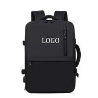 Sac à dos professionnel Oxford extensible, étanche, avec chargement USB, personnalisable (OEM/ODM), pour ordinateur portable, bureau et trajets quotidiens