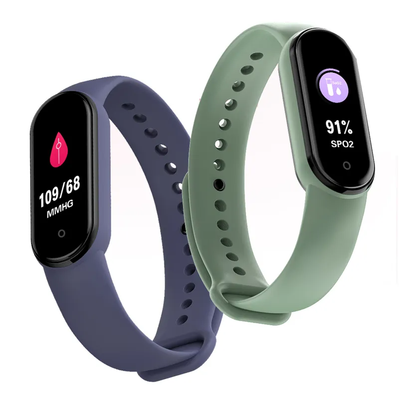 OEM Fitness smart watch M6 Band Mi 6 New Women's health Wrist Bands with Thermometer SDK Fashion Strap Smart Bracelet