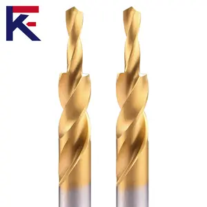 KF Carbide Straight Shank Step Drill Milling Cutter Drill Bit For Metal Drilling