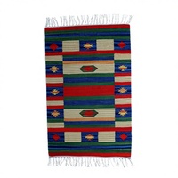 Tapis de sol modernes en coton faits à la main, lavables, réversibles, lavables en machine, épaisseur personnalisable pour usage commercial