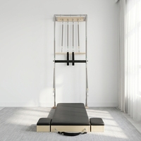 Sistema de Equipo de Pilates para Pared, Media Torre con Plataforma Alta y Colores Personalizados, Venta al Por Mayor de Fábrica