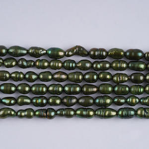 Promotion pour les perles de Zhuji, perles d'eau douce naturelles de 3-4 mm, trou latéral, double face, blanc/rose clair, pour collier DIY, accessoires de bijoux - Product Image 1