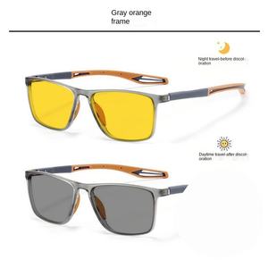 نظارات للرؤية الليلية مضادة للأشعة فوق البنفسجية، للاستخدام النهاري والليلي، للسائقين والرياضات الخارجية، مضادة للوهج، نظارات لقصر النظر للرجال - Product Image 6