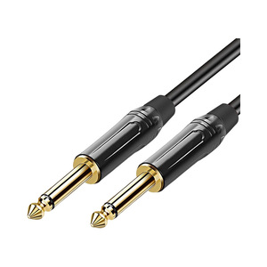 Cable de audio de 6.35mm macho a macho TRS blindado para guitarra, micrófono, mezclador, amplificador, piano, batería - Product Image 3