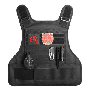 Veilige, op maat gemaakte, verstelbare, verborgen, steekwerende tactische Molle <span class=keywords><strong>vest</strong></span>-plaatdrager voor mannen - Product Image 2