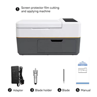 Máquina Cortadora y Aplicadora de Película Protectora de Pantalla para Celulares con Hidrogel, 3 en 1, con Curado UV, de Fábrica Shengya