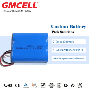 แบตเตอรี่ลิเธียมไอออน GMCELL 18650 3000mAh 3.7V เกรด A ความจุสูง 10C แบตเตอรี่แบบชาร์จได้ - Product Image 4