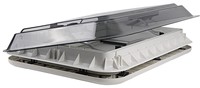 LED RV Vent Lid Skylight pour Travel Trailer Motorhome Caravan Camper Roof Window Cut Out 700*500mm