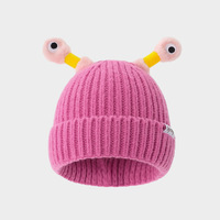 Gorro de Punto Personalizado con Logotipo Divertido, con Tentáculos Retráctiles Iluminados con LED, Gorro de Monstruo Brillante y Adorable