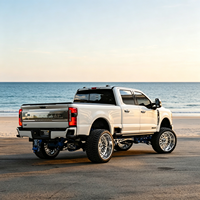 Velg Custom SL 24X14 26x16 30x16 Single Forged 8x170 8x180 8x165.1 Poles Deep Dish untuk Truk GMC Sierra RAM 1500 F150