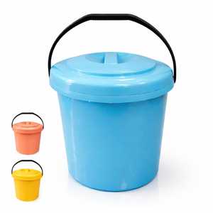 Cestino per rifiuti rotondo da sottolavello da 18 litri con coperchio antiodore e maniglia per un facile accesso - Product Image 1