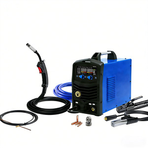 Machine de soudage multi-processus 20-270A IGBT 4-en-1 gaz/sans gaz pour aluminium, portable, nouvelle machine de soudage synergique à impulsions motorisées 2T - Product Image 1