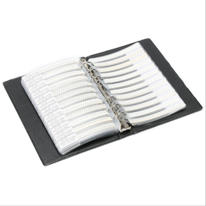 SMD resistore 0201/0402/0603/0805/1206 libro campione 1% 5% <span class=keywords><strong>0</strong></span> a 10M 170 valori * 50 pz 8500 pz Set campione assortito Kit elettronica - Product Image 1