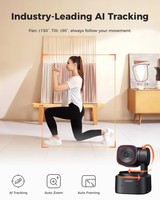 Webcam USB OBSBOT Tiny 2 Lite 4K pour PC, suivi IA PTZ, capteur 1/1.5'', contrôle gestuel, 60 FPS, HDR, microphone, CMOS 1/1.5''
