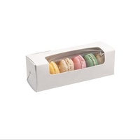 Boîte à macarons personnalisée, boîte à pâtisserie, boîte à cupcakes, emballage en papier pour gâteaux, boîte à donuts pour aliments