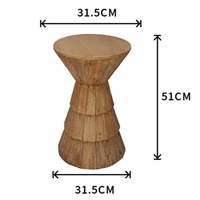 Table basse décorative moderne en MgO, légère, pour patio extérieur, avec peinture, pour salon, canapé, meubles de maison