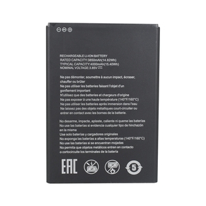 แบตเตอรี่ลิเธียมโพลิเมอร์แบบชาร์จได้ รุ่น E6539ZTE-B ความจุ 4000mAh สำหรับสมาร์ทโฟน Blade A53 ได้รับการรับรองมาตรฐาน CE RoHS FCC ใช้งานได้มากกว่า 800 รอบการชาร์จ ขายส่งจำนวนมาก - Product Image 2