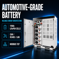 Gabinete de Almacenamiento de Energía Doméstico Híbrido de Iones de Litio Lezet de 45 kWh y 20 kW, Refrigerado por Aire, IP55, IATF16949, ISO9001
