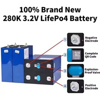 HektaryOffGridTV probó la celda de batería solar prismática recargable E V E 280K Cell 3.2v 280ah LiFePO4, una batería de almacenamiento de energía.