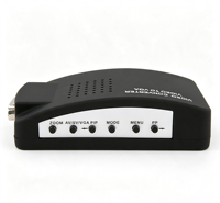 Adaptador convertidor de video BNC a VGA y S-Video a VGA al por mayor para conectar el host de vigilancia al monitor, fabricado en China