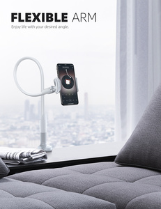 Soporte de Teléfono Móvil Lamicall LS05 de Metal Completo con Brazo Flexible, Soporte Resistente para Teléfono Móvil para Cama y Escritorio, Sin Caídas, Soporte Robusto para Teléfono Celular - Product Image 5