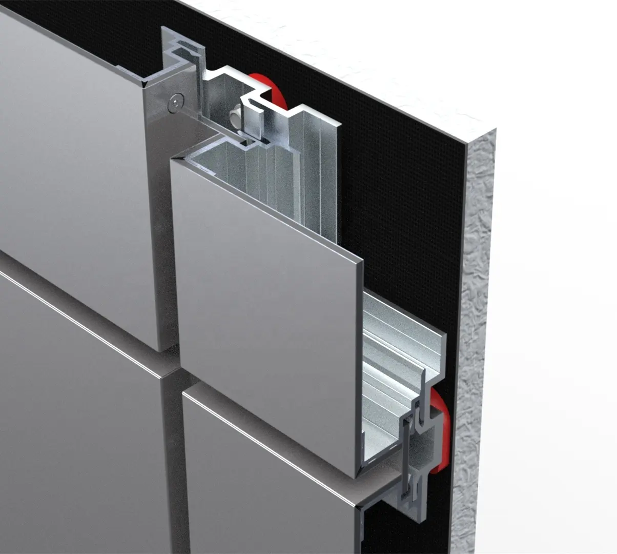 Panneau composite en aluminium, mode d'installation automatique