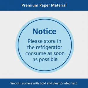 Etiqueta Adhesiva Redonda Personalizada para Empaque de Pasteles, Dulces y Productos de Panadería, con Logotipo de Marca, Impresión en Vinilo, Resistente al Agua, para Productos Alimenticios - Product Image 6