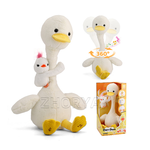 Zhorya simpatici animali di <span class=keywords><strong>peluche</strong></span> elettronici parlanti <span class=keywords><strong>peluche</strong></span> ripieni che cantano anatre giocattolo - Product Image 1