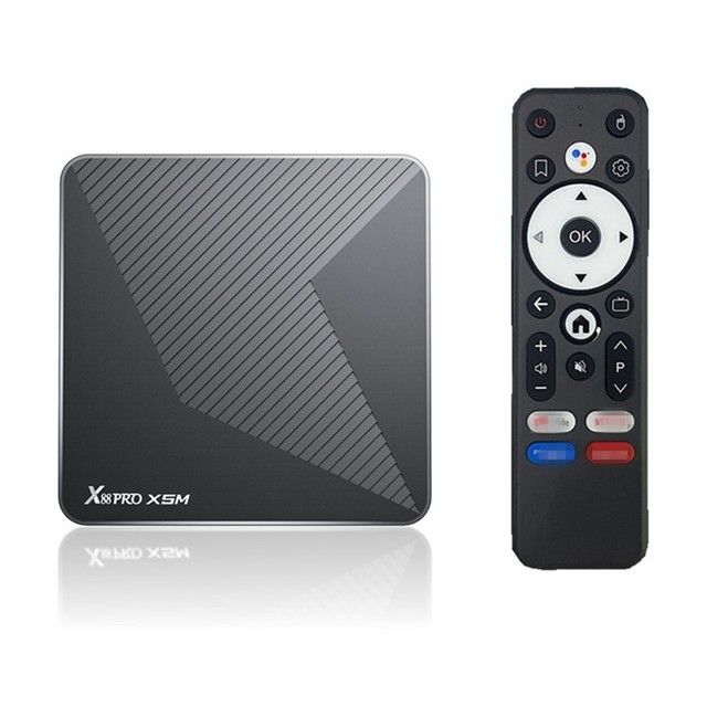 8K Android 14 TV Box WiFi 6 BT5.0 Network Media Player X88 PRO X5M AI-SR Super Resolution 4GB+32GB