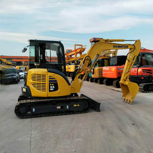 Mini pelle sur chenilles Komatsu PC55MR d'occasion conception originale PC55 pelleteuse de 5 tonnes fabriquée au Japon Offre Spéciale - Product Image 2