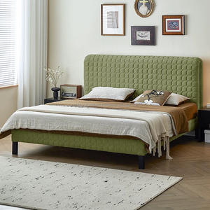 Nouveau lit en tissu pour meubles de chambre Lit double king en tissu de style moderne pour la maison Utile - Product Image 2