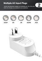 Échantillons Gratuits - Adaptateur Secteur AC/DC 12V 0.5A-3.25A pour Ordinateur Portable, Puissance Maximale 36W, Prises UK/EU, Certifié CE/GS/UKCA