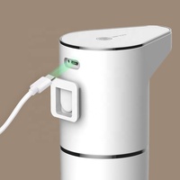Dispensador de Jabón Recargable de 350 ml, Dispensador de Desinfectante de Manos Automático, Sin Contacto, de Pared, de ABS, en Oferta