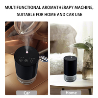 Diffuseur de parfum sans eau de nébulisation Diffuseur d'arôme ultrasonique en verre portable Humidificateur d'air Diffuseur d'arôme de voiture