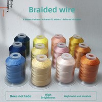 Fil cardé 3 brins spécial pour bracelets tricotés à la main, colliers, cordons pour pendentifs en jade – Vente en gros directe usine