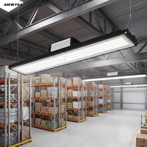 Suspended <b>LED</b> Linear High Bay <b>Light</b> 150W 200W 240W High Brightness 150lm/w Aluminum Warehouse Supermarket Industrial <b>Light</b> - Product Image 1