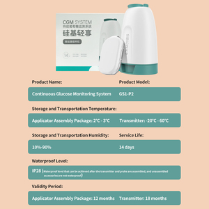 Wholesale SiBio Joy CGM Sensor and Transmitter 14 Days Continuous Glucose Monitoring System Dynamic <strong>Diabetes</strong> <strong>Tester</strong> Factory - Product Image 3